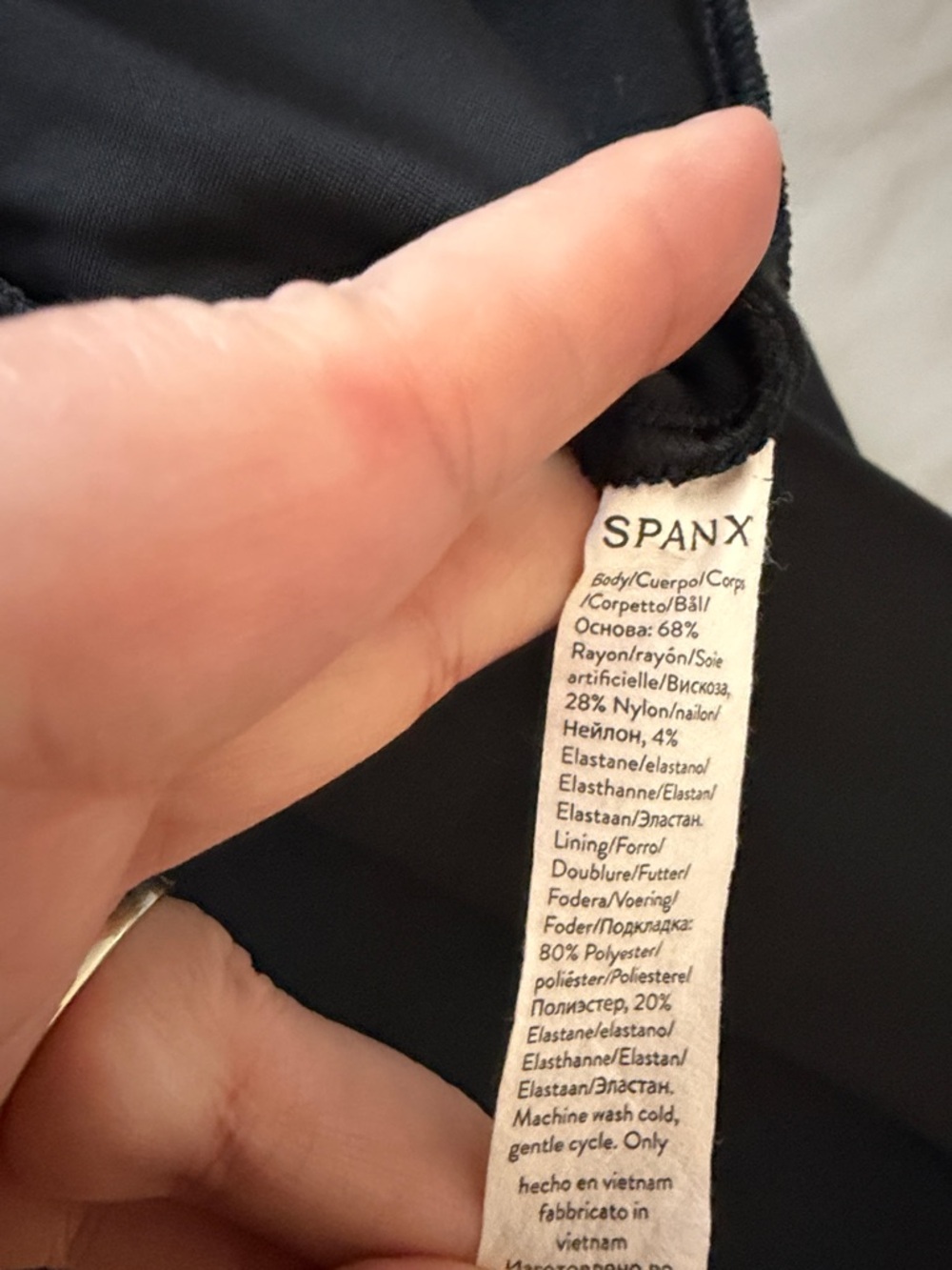 SPANX Black The Perfect Pant Flare Split Leg Pants Size Large Tall - Picture 10 of 10